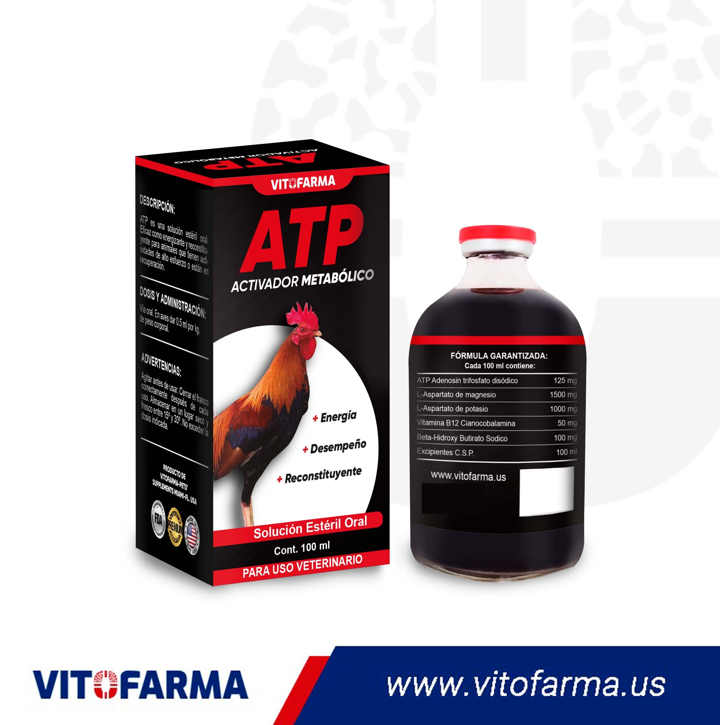 ATP energetic for Roosters 20 ml