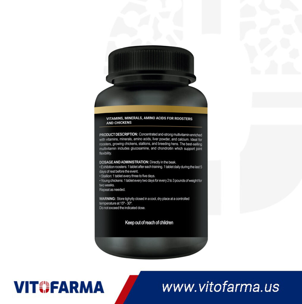Vitamin for Birds, Chickens Aminoboost 200 Tablets with