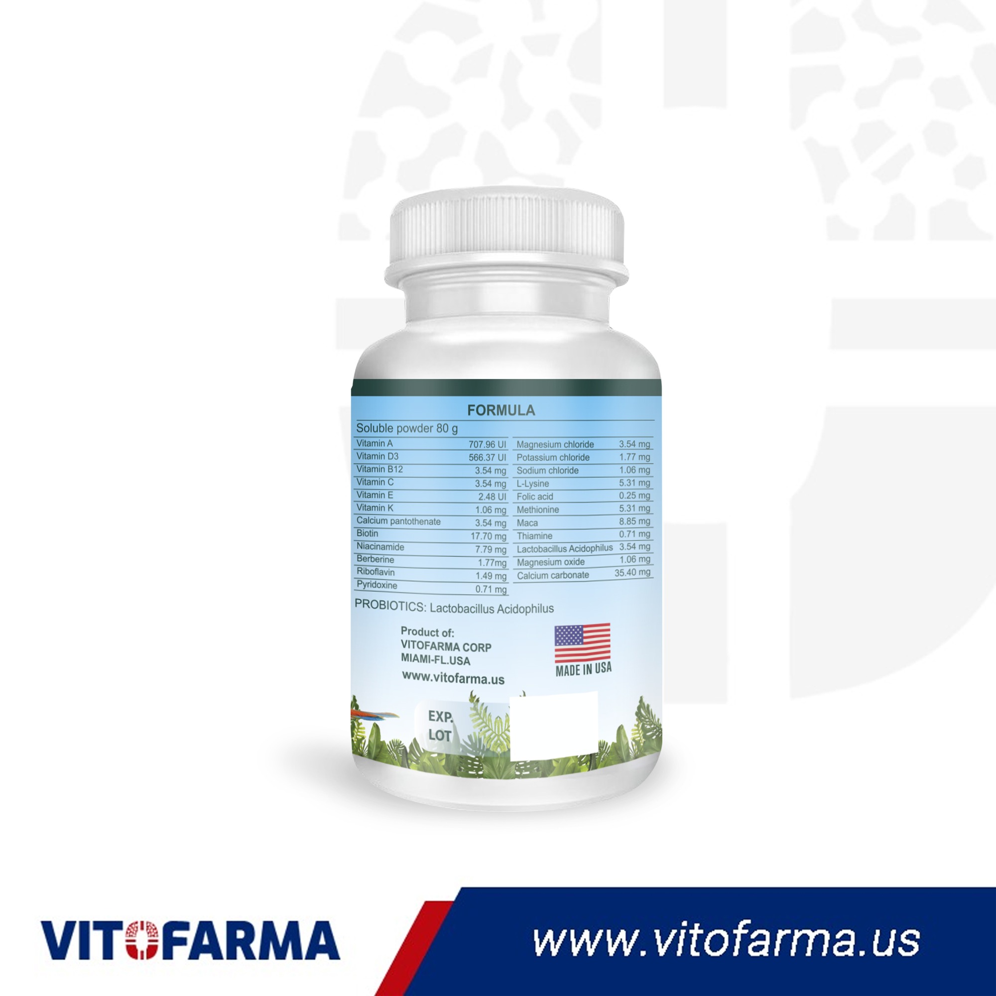 Probiotics and Vitamins for Birds – PROBIOTICS BIRDS 80 g