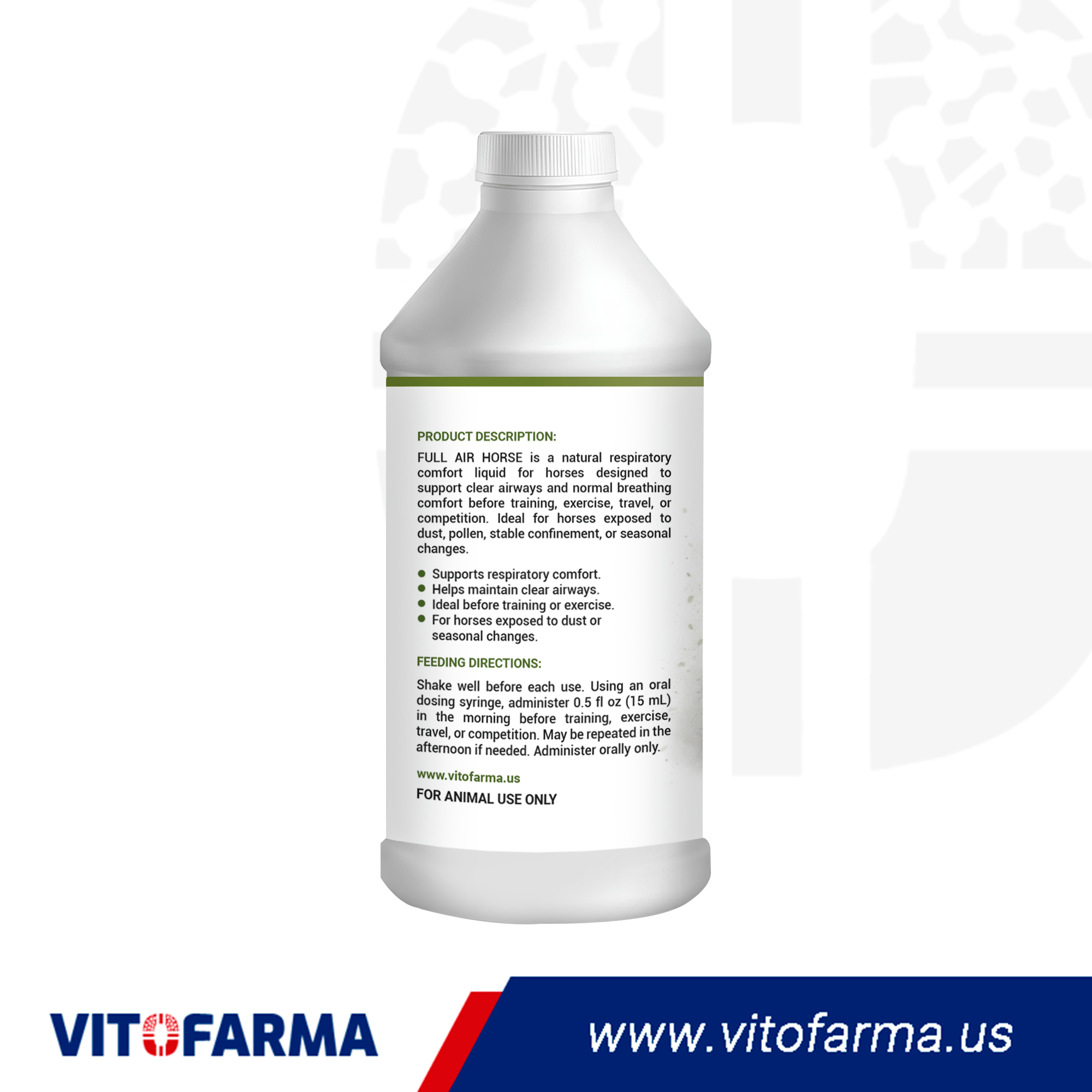 Full Air Horse Product – Natural product to relieve cough in Horses 500 ml