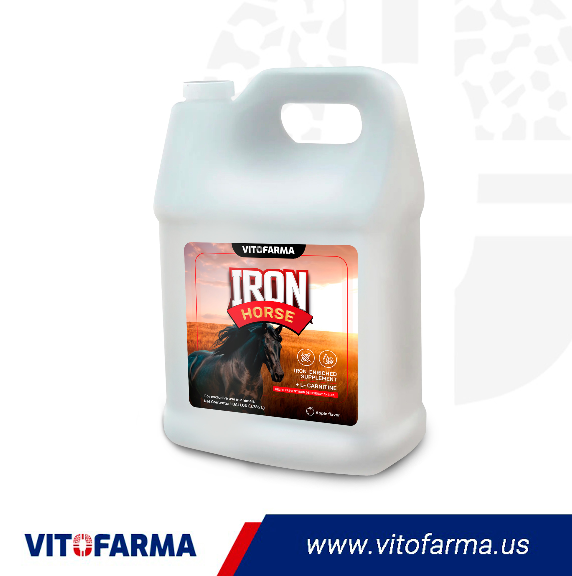 IRON SUPPLEMENT PLUS L CARNITINE FOR ANEMIC HORSES – Iron Horse