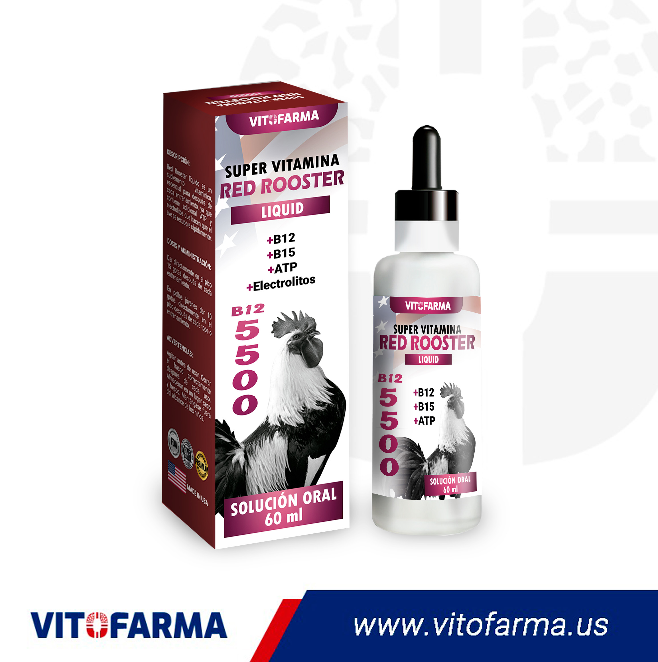 Red Rooster Liquid 5500 – 60ml