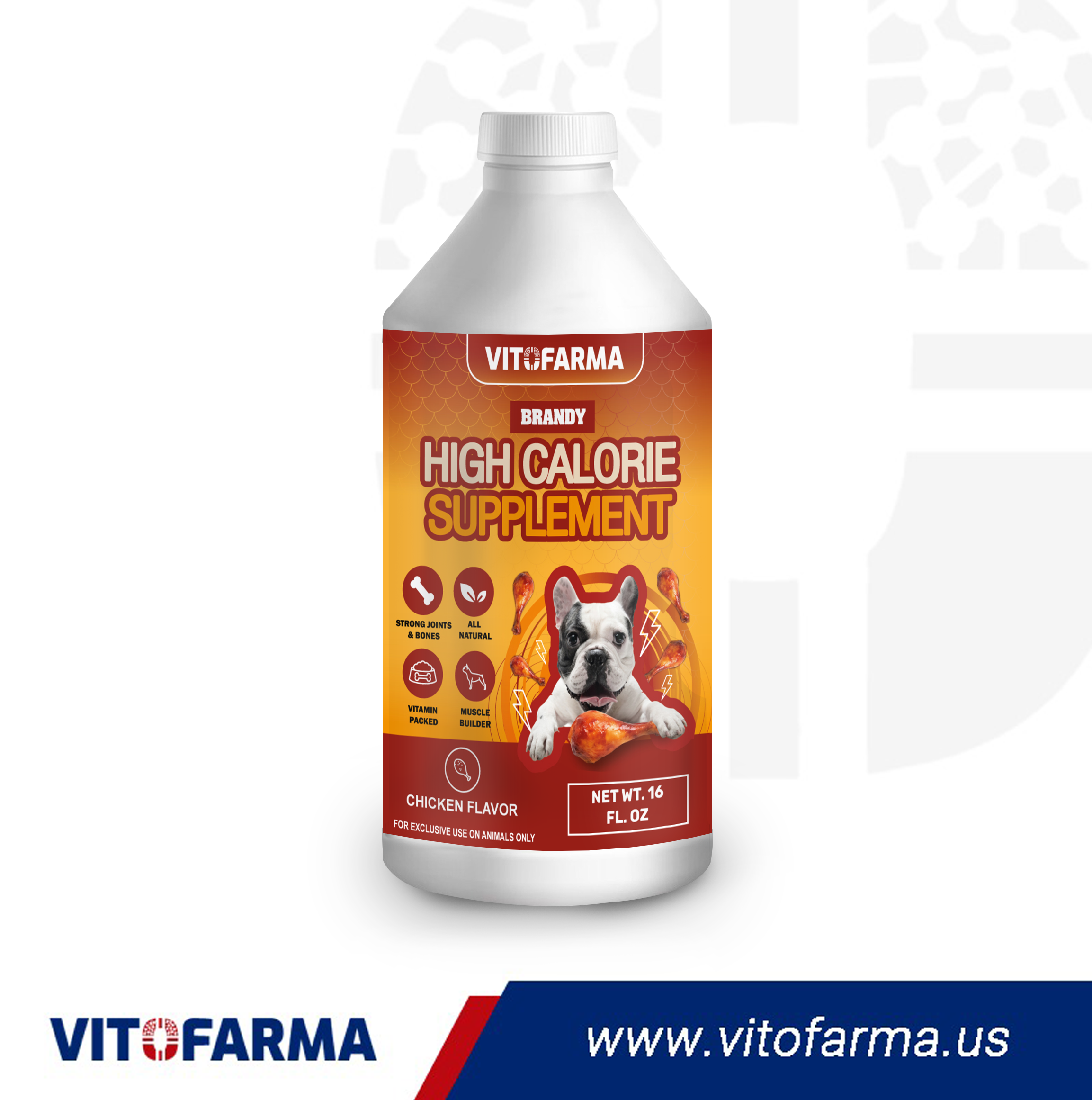 High Calorie Supplement for dogs BRANDY 500 ml