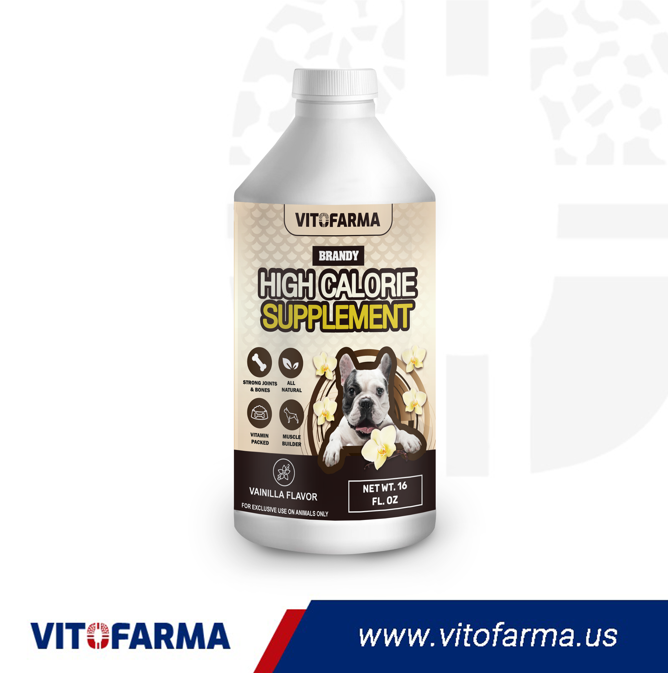 High Calorie Supplement for dogs BRANDY 500 ml