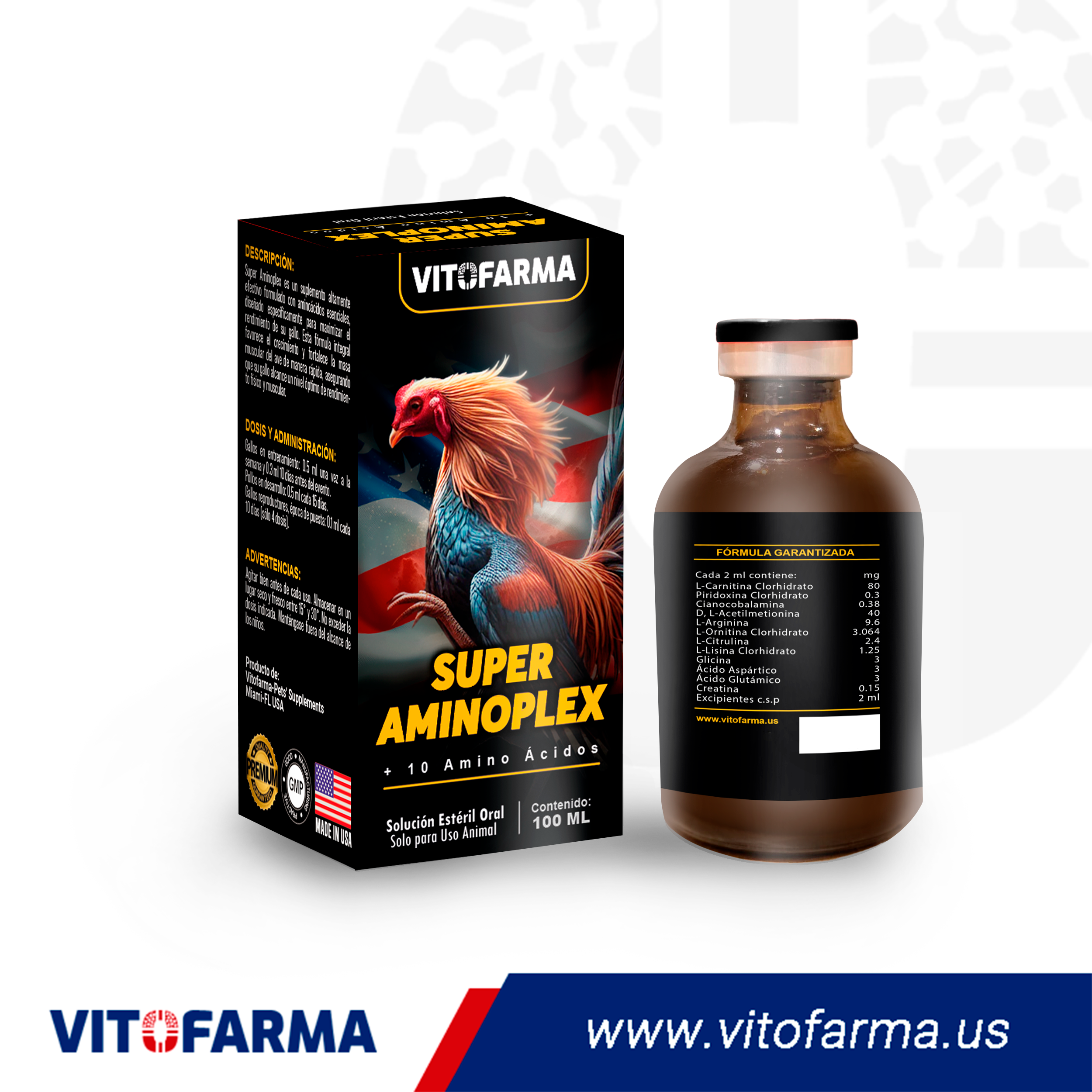 Super Aminoplex – Sterile Solution 20/50/100ml