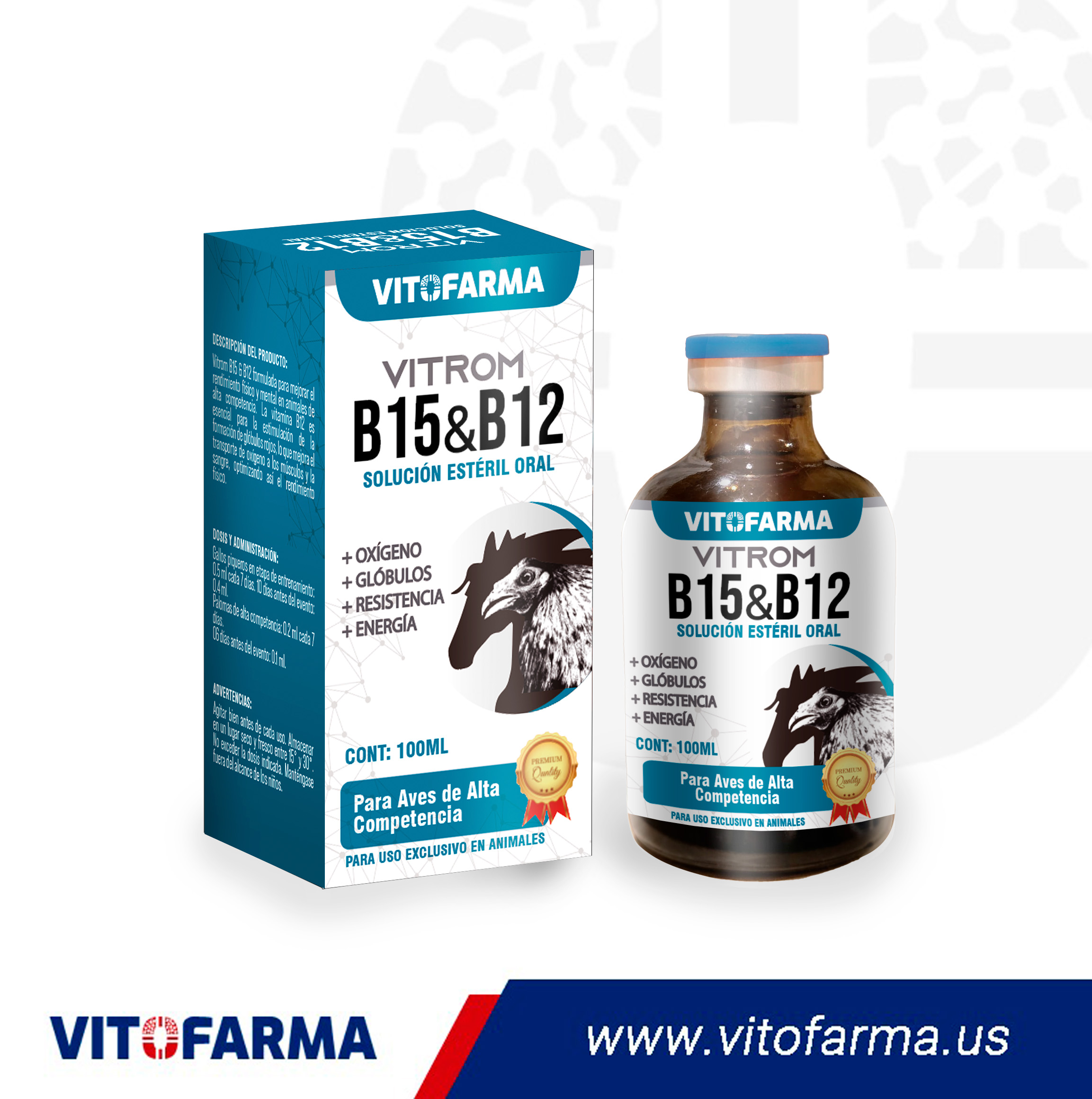 Vitamin B15 B12 – Vitrom B15 B12 – Sterile Solution
