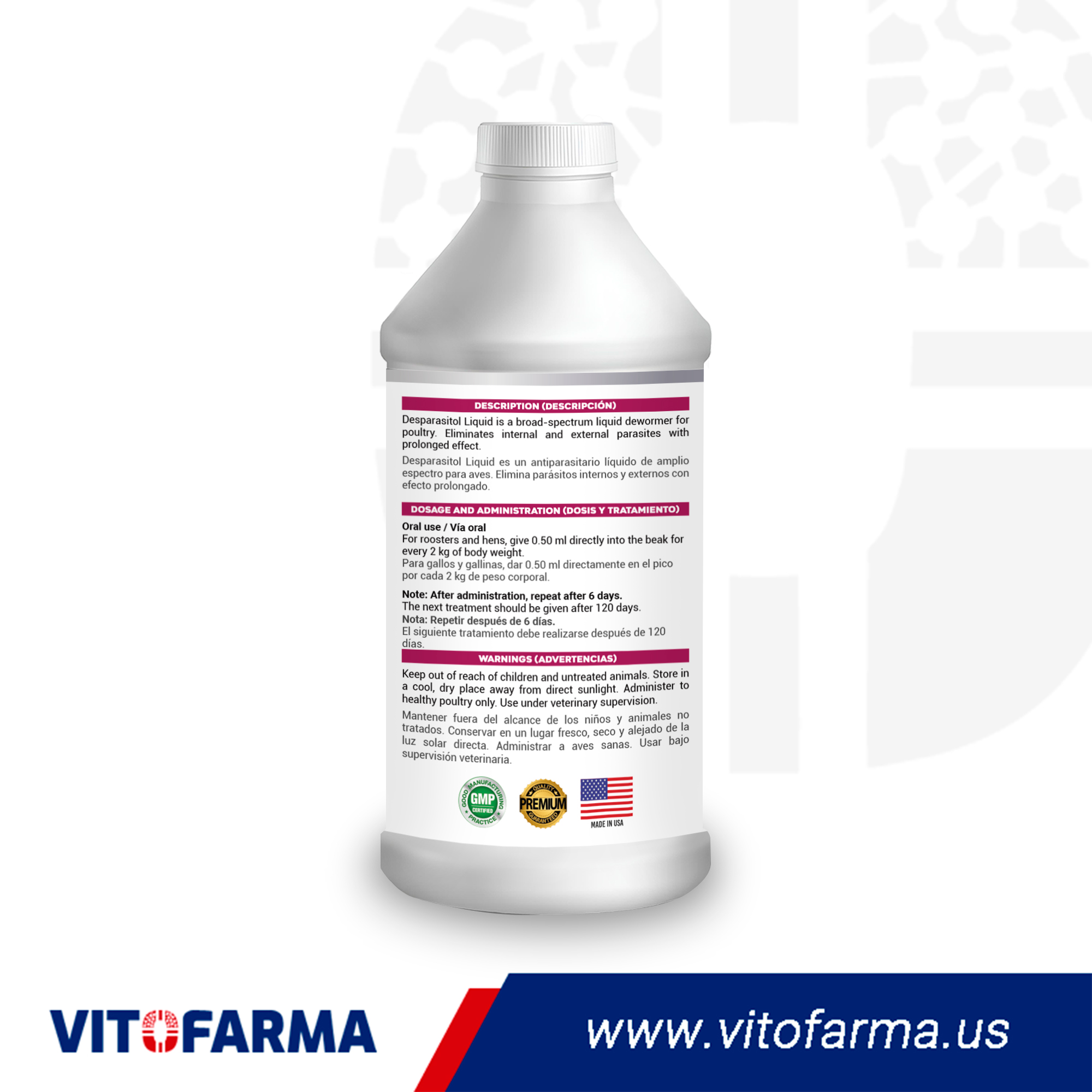 Desparasitol Liquid 500 ml