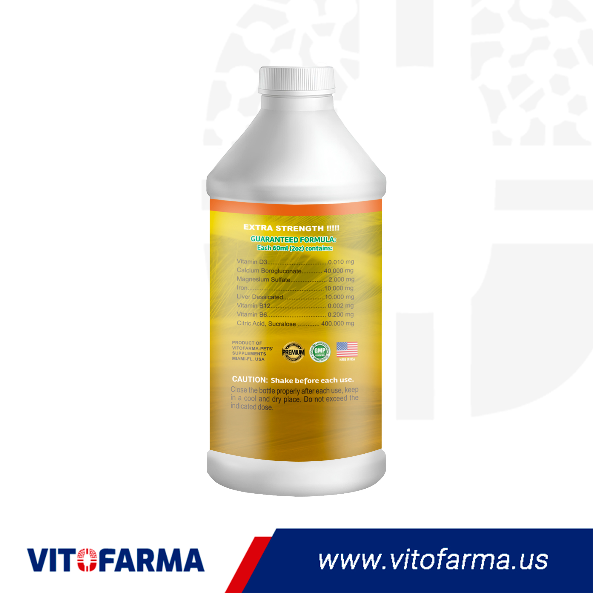 PHOENIX Vitamin D with Calcium for Birds