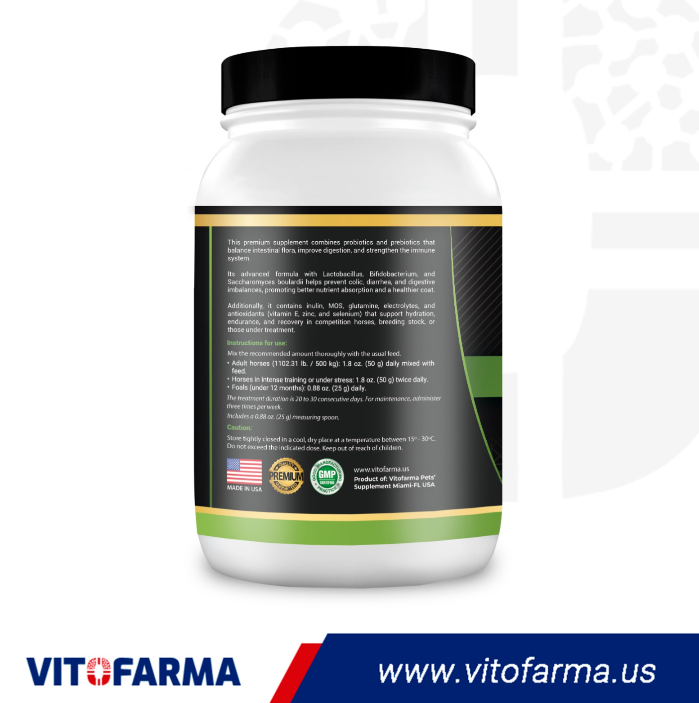 Powdered Probiotics for Horses 20 billion CFU